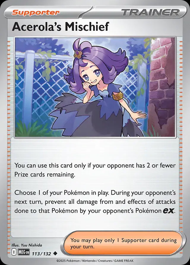 Mega Evolution Acerola's Mischief #113/132
